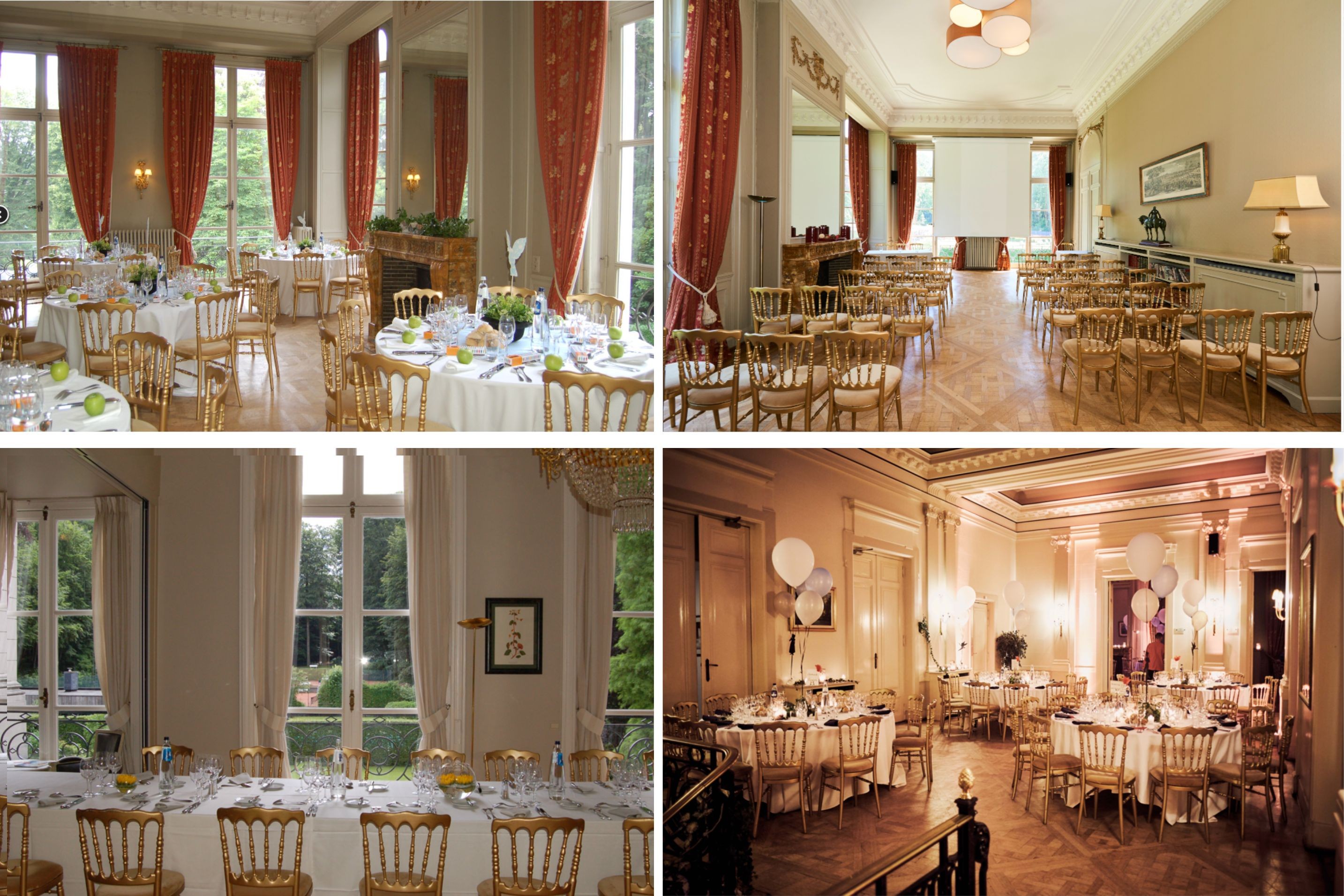 1er Etage, 2 salons en enfilade et 1 petit salon